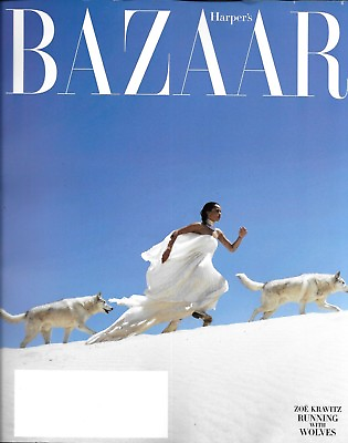 #ad Zoe Kravitz Harper#x27;s Bazaar Magazine Fashion Gabriela Hearst Monumental Women $13.45