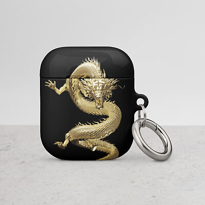 #ad Custom Design Airpods Case Black Gold Dragon Case US Seller 🇺🇸 🔥🔥 $22.00