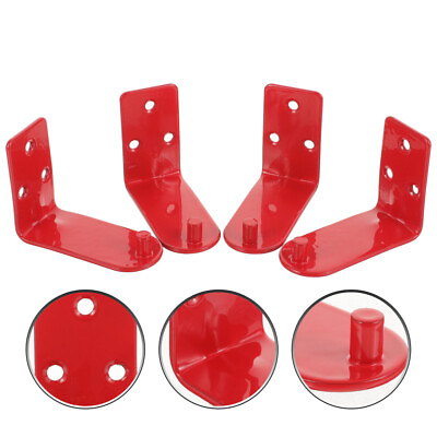 #ad 4 Pcs Fire Extinguisher Holders Supplies Bracket Wall Hanging $16.38