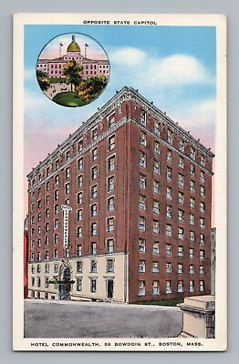 #ad Hotel Commonwealth Boston Massachusetts Vintage Postcard $2.99