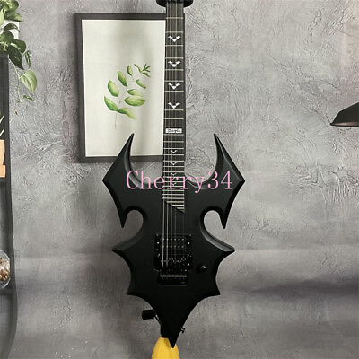 #ad Black Doyle Wolfgang Von Frankenstein Electric Guitar Black Hardware FR Bridge $299.00