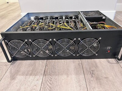 #ad Complete 8GPU Miner with 8 x 8GB cards GPU Included $600.00