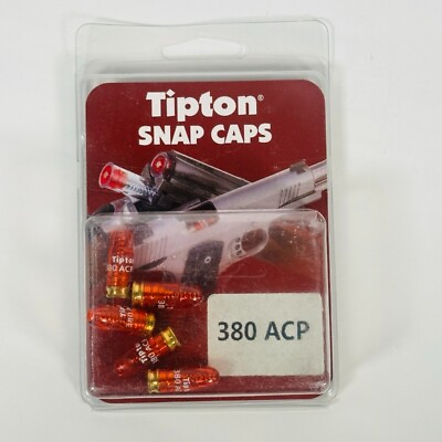 #ad Tipton Pistol Snap Caps .380 ACP NEW 5 Pack 5 Piece $12.95
