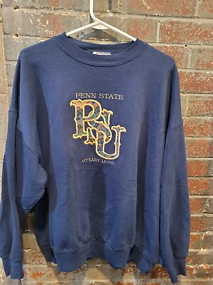 #ad Penn State PSU Nittany Lions Sweatshirt Crable Sportswear Size Xl $40.00