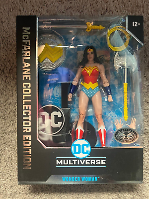 #ad McFarlane DC Multiverse WONDER WOMAN 7’ Fig. Collector Platinum Edition # 10 NEW $69.99