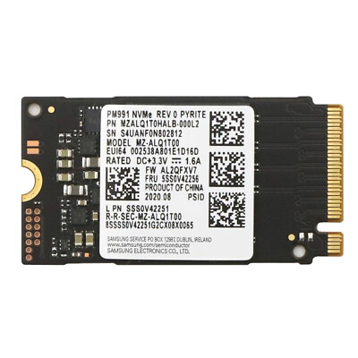 PM991 1TB NVMe M.2 2242 SSD Solid State Drive PCI e Gen3 x4 MZALQ1T0HALB 000L2 $229.89