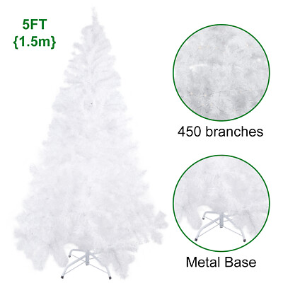#ad Green Christmas Tree Artificial Pine Tree With LED Light Xmas Home Decor $46.91
