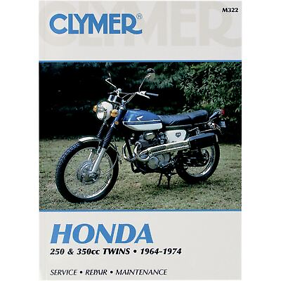 #ad #ad Clymer Manual for Honda 250 350 Twins M322 $43.64