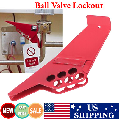 #ad Ball Valve Lockout Device Standard Embedded Safe Lock For DN8 DN50 Pipe Diameter $11.99