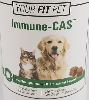 #ad Dog Cat EXTRA STRENGTH Immune amp; Antioxidant CAS Support 4 Tumors👉BEST BY 3 24👈 $29.97