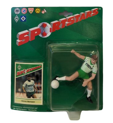 #ad 1989 Kenner SPORTSTARS Soccer GUNTER HERMANN Action Figure w Card NEW $10.00
