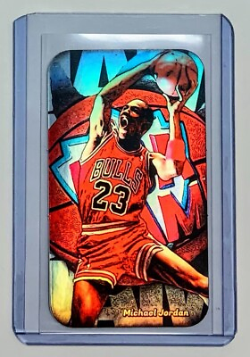 #ad Michael Jordan 1993 NBA JAM Acclaim Insert Refractor—Chicago Bulls GOAT— $33.00
