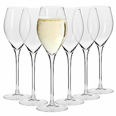 #ad Krosno Prosecco Champagne Sparkling Wine Glasses Set 6 280 ml Dishwasher $41.99