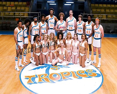 #ad ABA Flint Tropics Semi Pro Movie Color Team Picture 8 X 10 Picture Photo $5.99