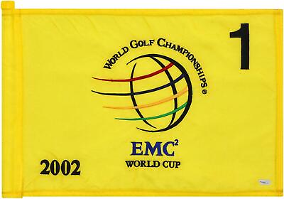 #ad PGA Tour Event Used #1 Pin Flag from EMC World Cup December 12th 15th 2002 $249.99