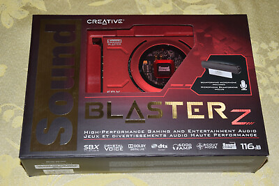 Creative Sound Blaster Z PCIe Gaming Audio Card w High Performance Headphone Amp $135.92