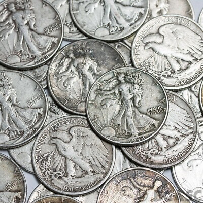 #ad Walking Liberty Half Dollar Coin Lot CHOOSE HOW MANY US 90% Silver $13.95