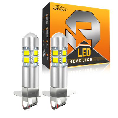 #ad Upgrade H3 LED Headlight Fog Light Bulbs Kit 30W 3000LM 6000K White Super Bright $16.99