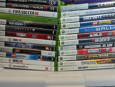 #ad XBOX 360 Games Lot Tested Pick Choose Bundle amp; Save 10 15 20% Free Shipping $9.99