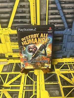 #ad Destroy All Humans PlayStation 2 Game amp; Case $16.99