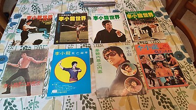 #ad BRUCE LEE 26 CHINESE MAGAZINES SOME RARE ONES GBP 1700.00