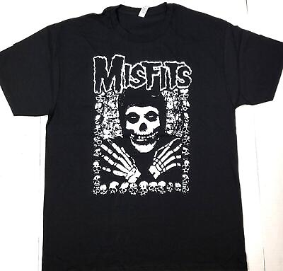 #ad The MISFITS T shirt Fiend Skull Danzig Horror Punk Rock Tee Men s New $22.99