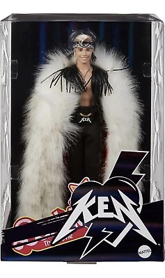 #ad IN HAND USA SELLER Barbie The Movie Ken Doll In Faux Fur Coat $135.00