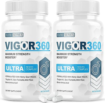 #ad Vigor 360 Ultra Testo Complex Elite Series Vigor360 Capsulas Pastilla 2 Pack $38.95