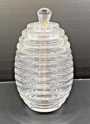 #ad Honeycomb Shaped Plastic Honey Jar $5.00