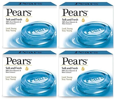 #ad Pears Soap Pure Gentle Oil Control Soft amp; Fresh: 1p 2p 6p 12p 20p 40p 60p Bulk AU $1.99