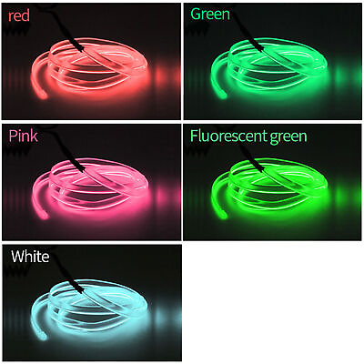 #ad Car Ambient Light Decorative DIY LED Wiring Neon Light Strip Easy Installation $10.68