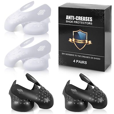 #ad TUPEED 4 Pairs Shoe Boot Creases Preventers Anti Wrinkle Shoe Guards Air Jordan $12.99