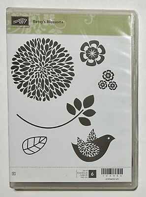#ad Stampin#x27; Up BETSY’S BLOSSOMS 6 Stamp Set 126006 $7.99