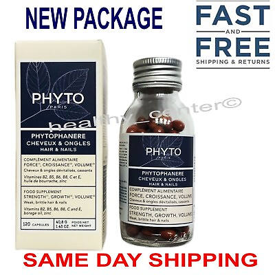 #ad Phyto Phytophanere Hair amp; Nails Dietary Supplements 120 Caps EXP 01 2027 $27.99