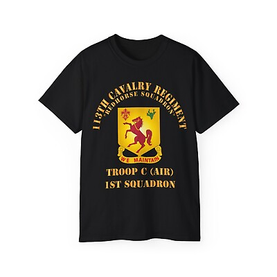 #ad Classic 113th Cavalry Regiment DUI Redhorse Squadron Troop C 1st Squad $22.50