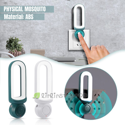 #ad Ultrasonic Anti Mosquito Insect Pest Bugs Repellent Repeller Night Light 3 Gears $13.09