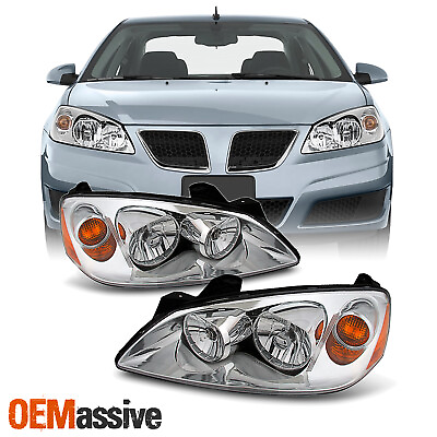 #ad Fit 2005 2010 Ponitac G6 Headlights Lamps Replacement LeftRight 05 07 08 09 10 $115.99