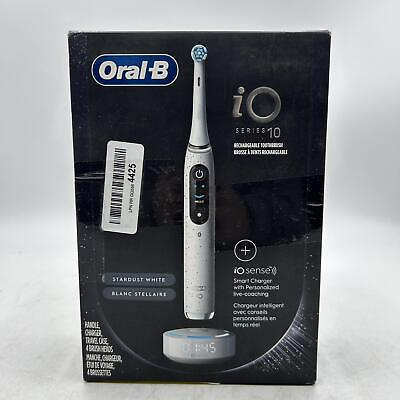 #ad Oral B iO 10 Electric Toothbrush with Pressure Sensor Brush Heads Travel Case $262.50
