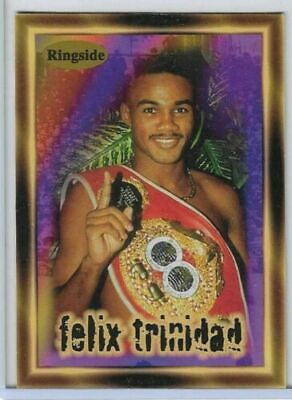 #ad 1996 RINGSIDE #37 FELIX TRINIDAD ROOKIE BOXING CARD MINT $14.95