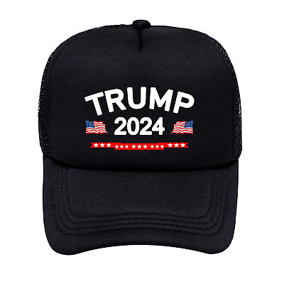 #ad 2024 Trump Baseball Hat Made in US Embroidered Baseball Hat Keep America Great $9.08