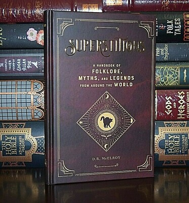#ad NEW Superstitions Witchcraft Folklore Myths Legends Illustrated Hardcover Gift $19.35