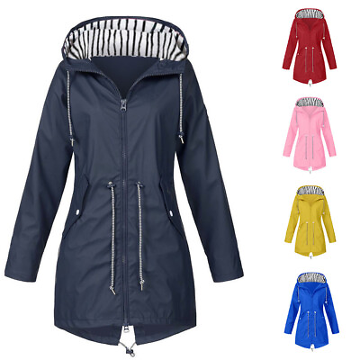 #ad Outdoor Hooded Jackets Solid Women’s Jacket Women#x27;s Coat $21.84