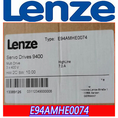 #ad Lenze Series Brand New FREE SHIPPING US Stock ​for Model E94AMHE0074 $3859.00