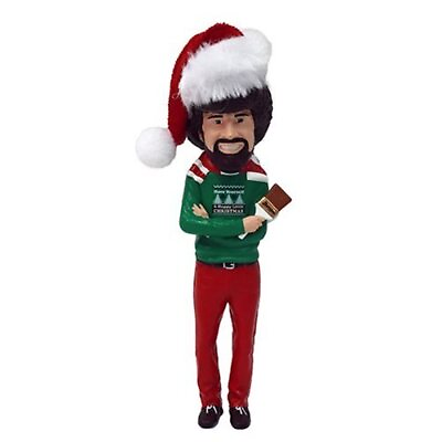 #ad Bob Ross with Hat 5 inch Ornament $13.99