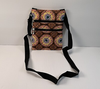 #ad Olivia Moss Cross Over Colorful Fashion Bag Purse 3 Multi Purpose Pockets $16.99