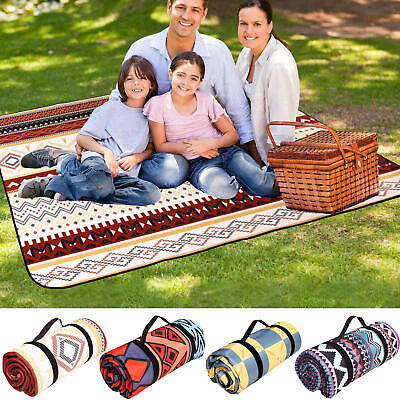 #ad Picnic Mat Waterproof Ethnic Style Patio Mat Outdoor Waterproof For gaudily $47.29
