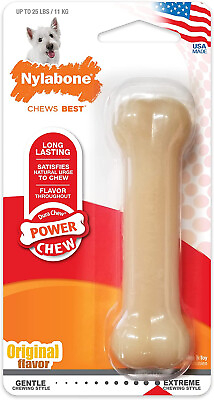 Nylabone Dura Power Extreme Chew Bone Original Flavor Small for Dogs up to 25lbs $2.25