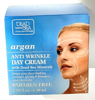 #ad Dead Sea Collection Argan Anti Wrinkle Day Cream Dead Sea Minerals 1.69oz $20.99