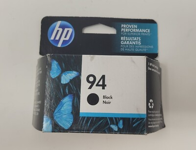 #ad HP 94 Black Ink Cartridge C8765WN Genuine OEM $12.99