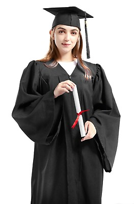 #ad Graduation Cap and Gown with 2024 Year Charm for College amp;High School Unisex $21.79